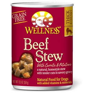 Wellness Beef Stew Can Dog Food 12/12.5 oz Case wellness, beef, stew, canned, dog food, dog